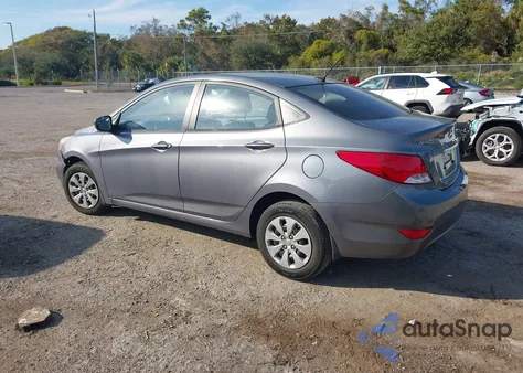 2015 Hyundai Accent Gls из США, поврежденный, VIN KMHCT4AE7FU866703